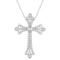 Dione Eclipse Cross Diamond Fashion Pendant
