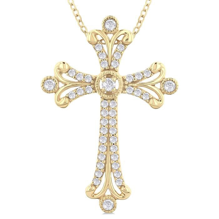 Tivoli Cross Diamond Fashion Pendant
