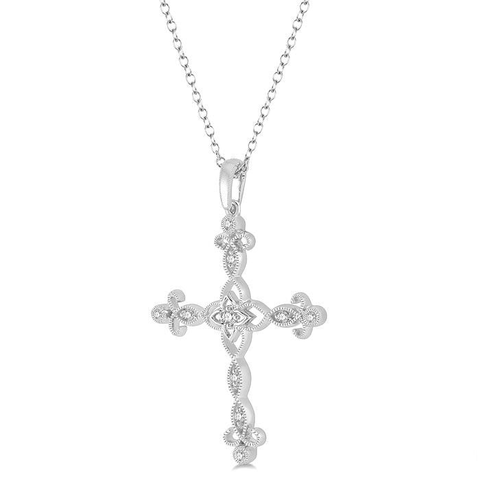 Noblesse Lysandra Cross Diamond Fashion Pendant