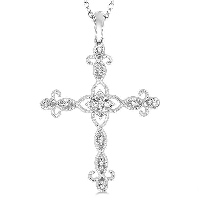 Noblesse Lysandra Cross Diamond Fashion Pendant