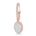 ValCel DorCa 14K White Gold Diamond Earrings
