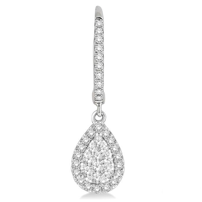 Pear Shape Shine Bright Essential Diamond Earrings