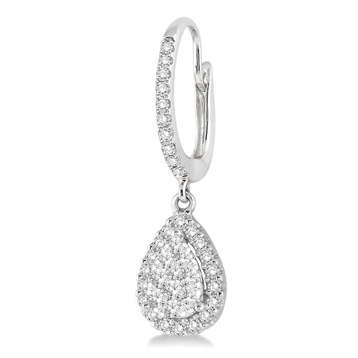 Pear Shape Shine Bright Essential Diamond Earrings