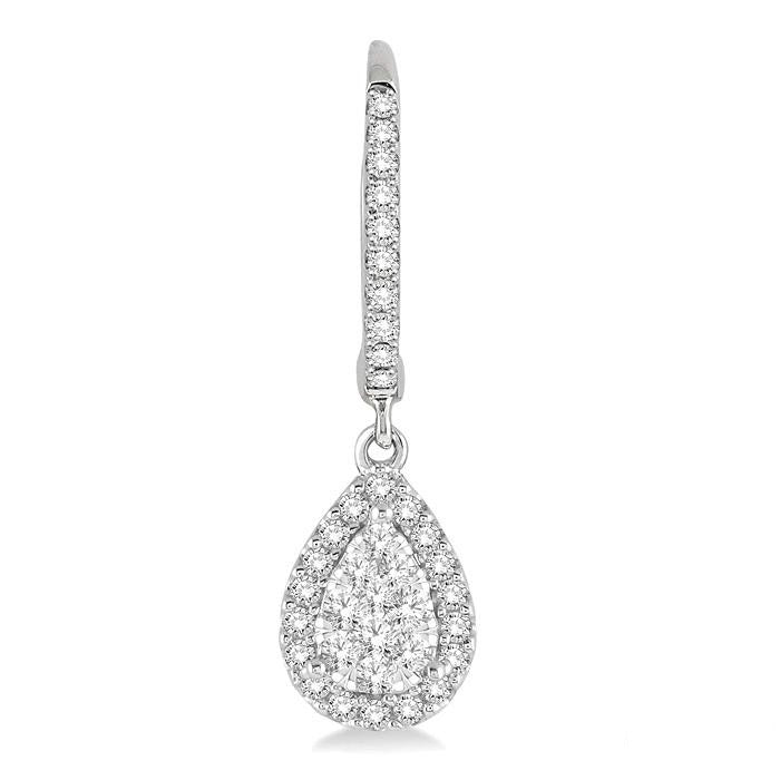 Pear Shape Shine Bright Essential Diamond Earrings