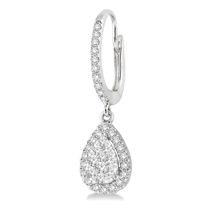 Pear Shape Shine Bright Essential Diamond Earrings