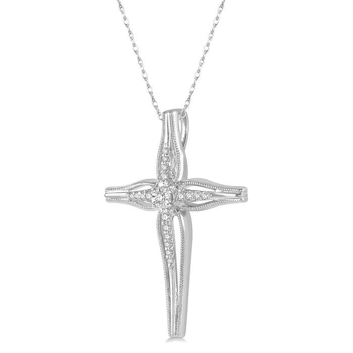 Allure Ulyssa Cross Diamond Fashion Pendant