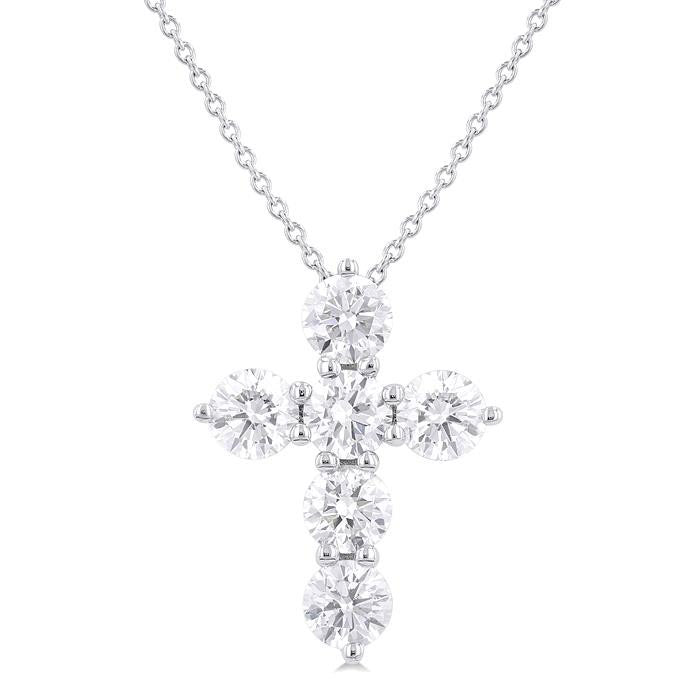Prairie Selene 6 Stone Cross Diamond Fashion Pendant