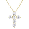 Orion Quiana 6 Stone Cross Diamond Fashion Pendant