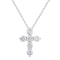 Laurel Nimbus 6 Stone Cross Diamond Fashion Pendant