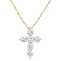 Velour Atlas 6 Stone Cross Diamond Fashion Pendant