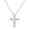 Poise Aria 6 Stone Cross Diamond Fashion Pendant
