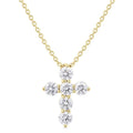 Fable Raven 6 Stone Cross Diamond Fashion Pendant