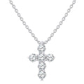 Serenade Juno 6 Stone Cross Diamond Fashion Pendant