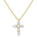 6 Stone Cross Diamond Fashion Pendant