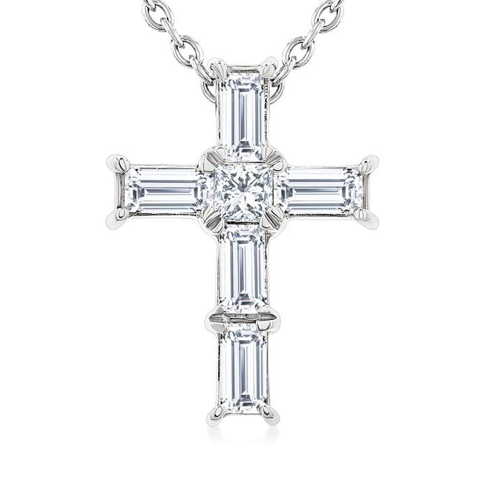 Regalia Whisper Cross Petite Diamond Fashion Pendant