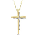 Gala Cyra Cross Diamond Fashion Pendant