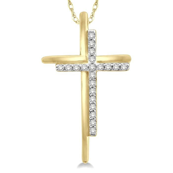 Gala Cyra Cross Diamond Fashion Pendant