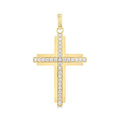 Vellum Riviera Cross Diamond Fashion Pendant