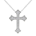 Sundew Quiana Cross Petite Diamond Fashion Pendant