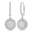 Halo Shine Bright Essential Diamond Earrings