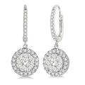 Halo Shine Bright Essential Diamond Earrings