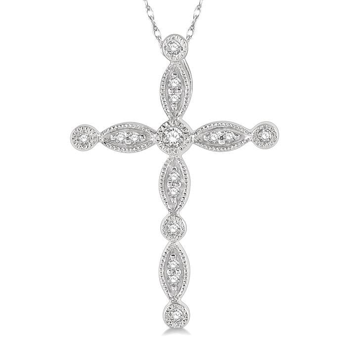 Sovereign Seraph Cross Diamond Fashion Pendant