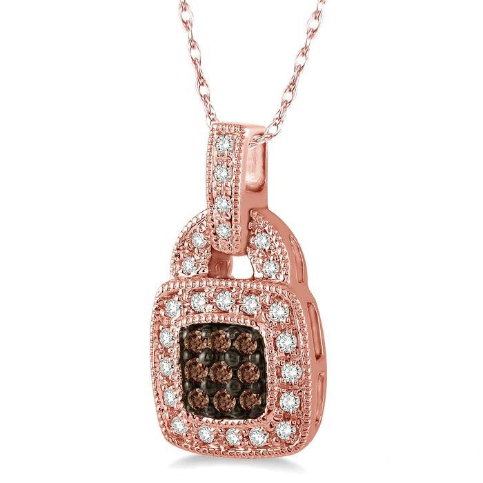 Umber Lysandra Champagne Diamond Fashion Pendant