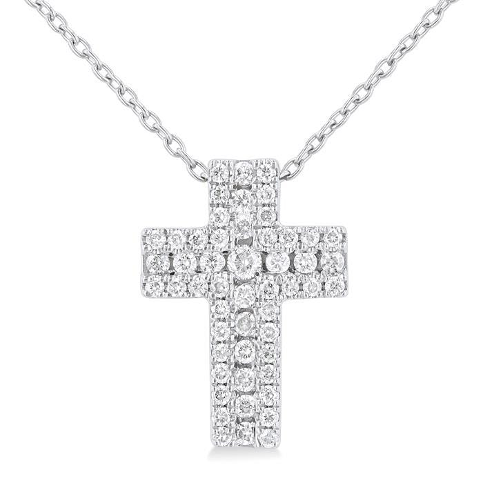 Eclipse Evergreen Cross Diamond Fashion Pendant