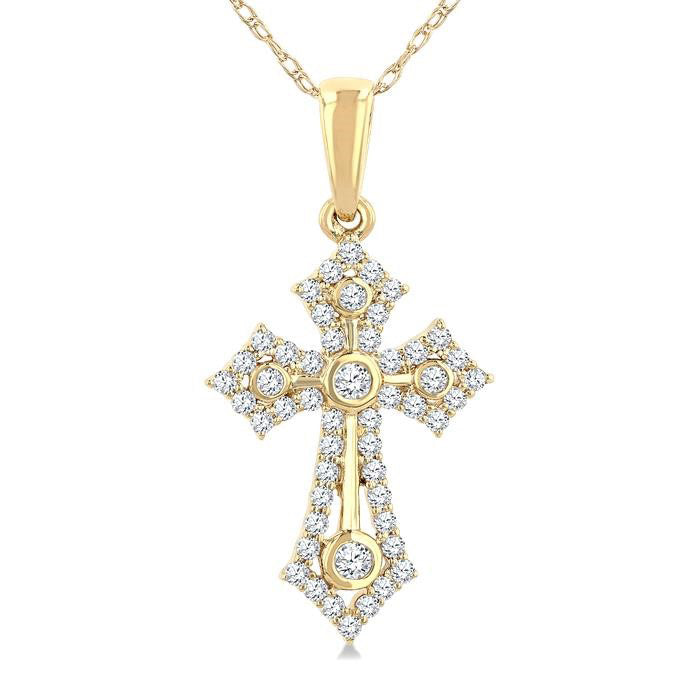 Thalia Gale Cross Diamond Fashion Pendant
