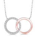 Nocturne Heritage Circle Interlock Diamond Fashion Pendant