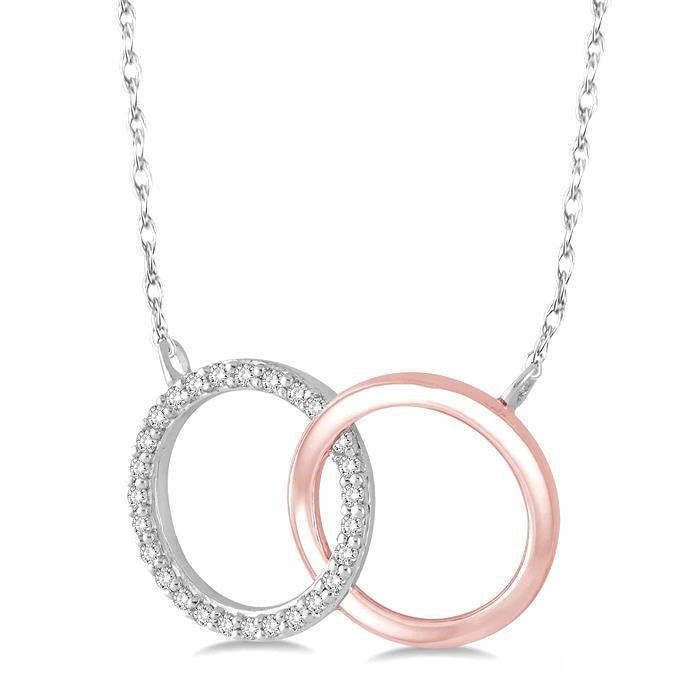 Halcyon Umbria Circle Interlock Diamond Fashion Pendant