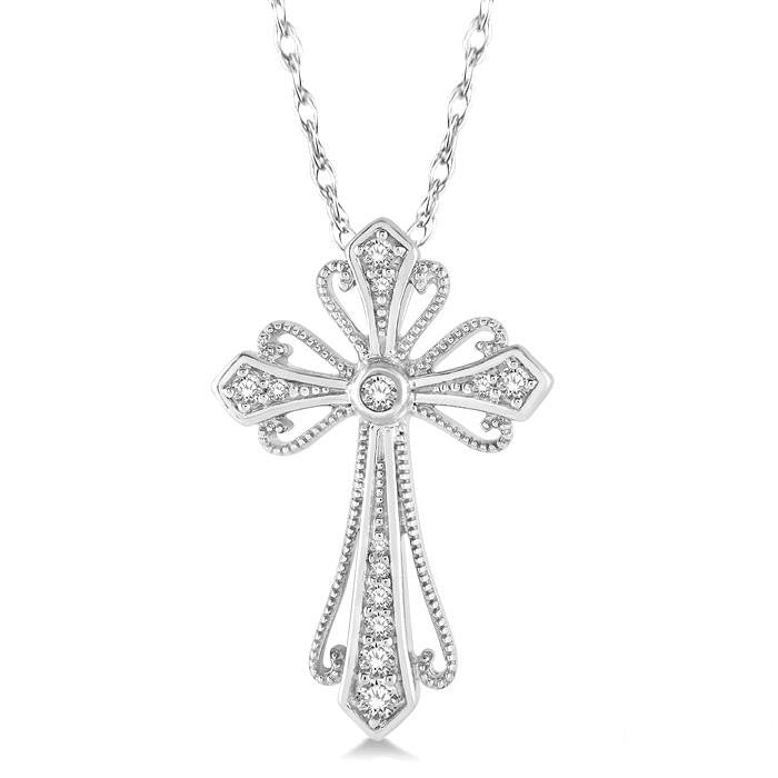 Vesper Penrose Cross Diamond Fashion Pendant