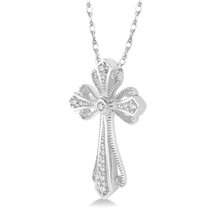Vesper Penrose Cross Diamond Fashion Pendant
