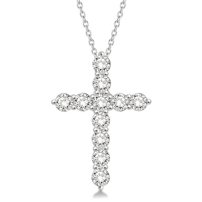 Artemis Luna Cross Diamond Fashion Pendant