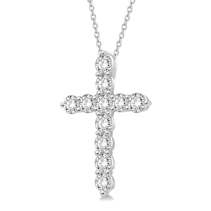 Artemis Luna Cross Diamond Fashion Pendant