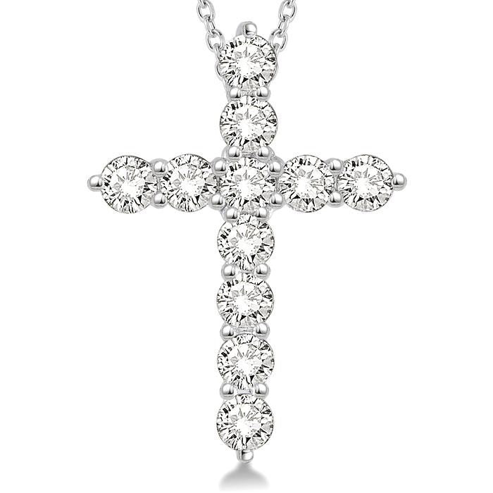 Artemis Luna Cross Diamond Fashion Pendant