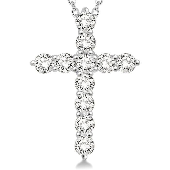 Halcyon Fable Cross Diamond Fashion Pendant