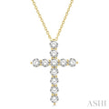 Paragon Mallow Cross Diamond Fashion Pendant