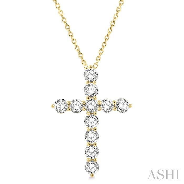 Paragon Mallow Cross Diamond Fashion Pendant