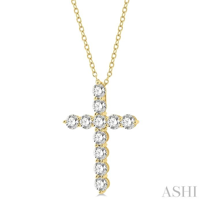 Paragon Mallow Cross Diamond Fashion Pendant