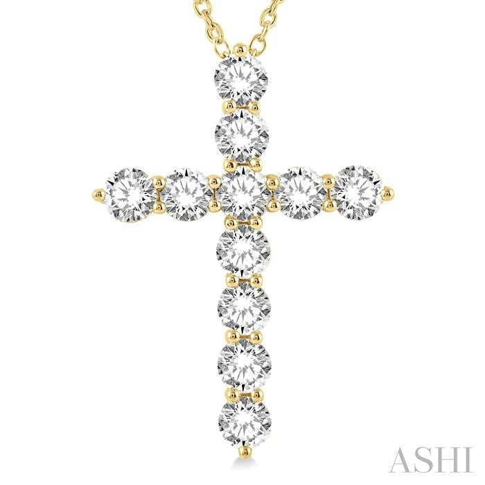 Paragon Mallow Cross Diamond Fashion Pendant
