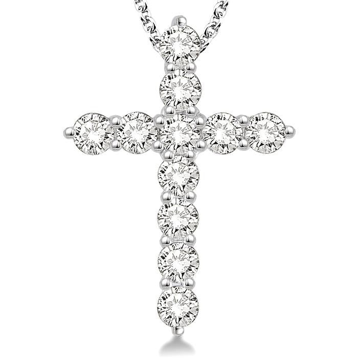 Ivy Couture Cross Diamond Fashion Pendant