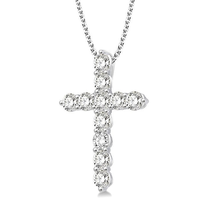 Ivy Couture Cross Diamond Fashion Pendant