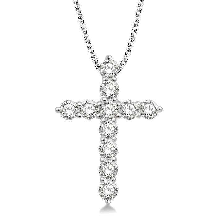 Ivy Couture Cross Diamond Fashion Pendant