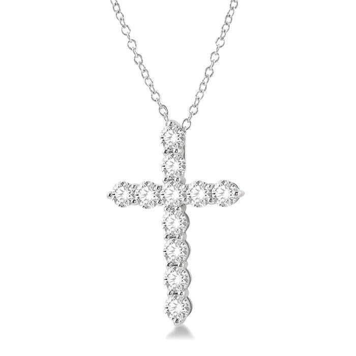 Rhea Willow Cross Diamond Fashion Pendant