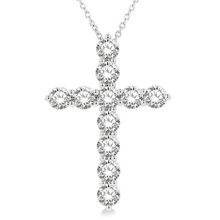 Rhea Willow Cross Diamond Fashion Pendant