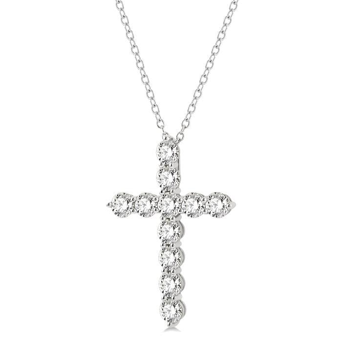 Wisteria Rill Cross Diamond Fashion Pendant