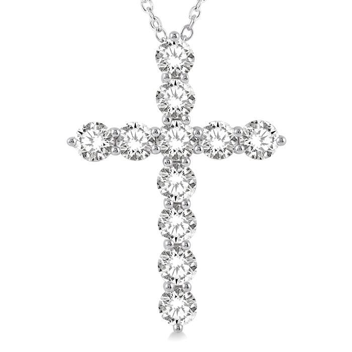 Wisteria Rill Cross Diamond Fashion Pendant