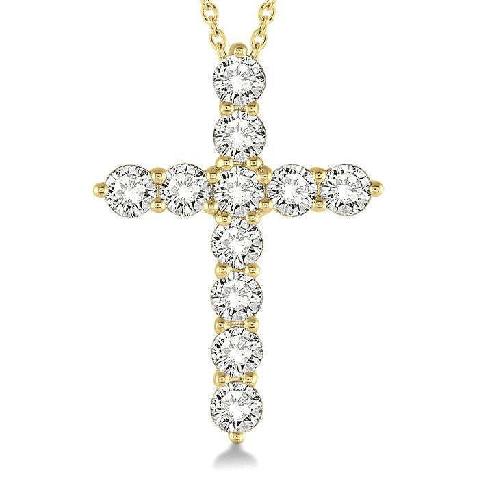 Mallow Starling Cross Diamond Fashion Pendant