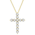 Thalia Aster Cross Diamond Fashion Pendant